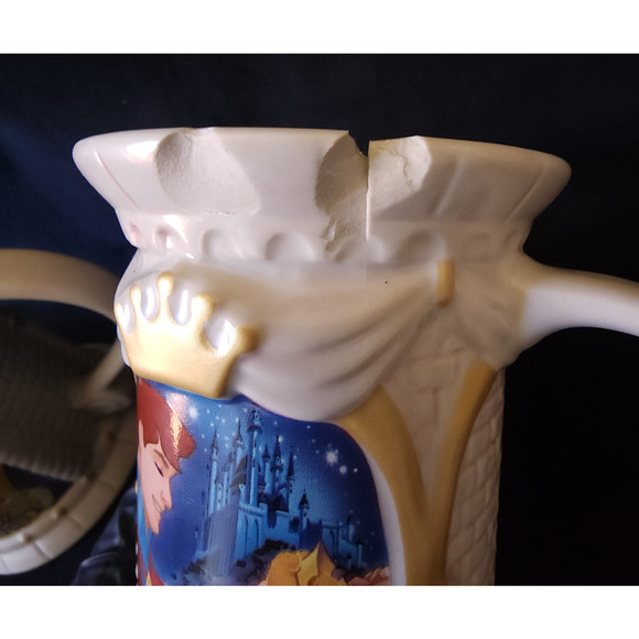 Vintage Disney Store Exclusive Ceramic Coffee Mug Cup Set of 6 12 oz Rare - Picture 3 of 14